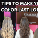 Top tips to make your hair color last longer